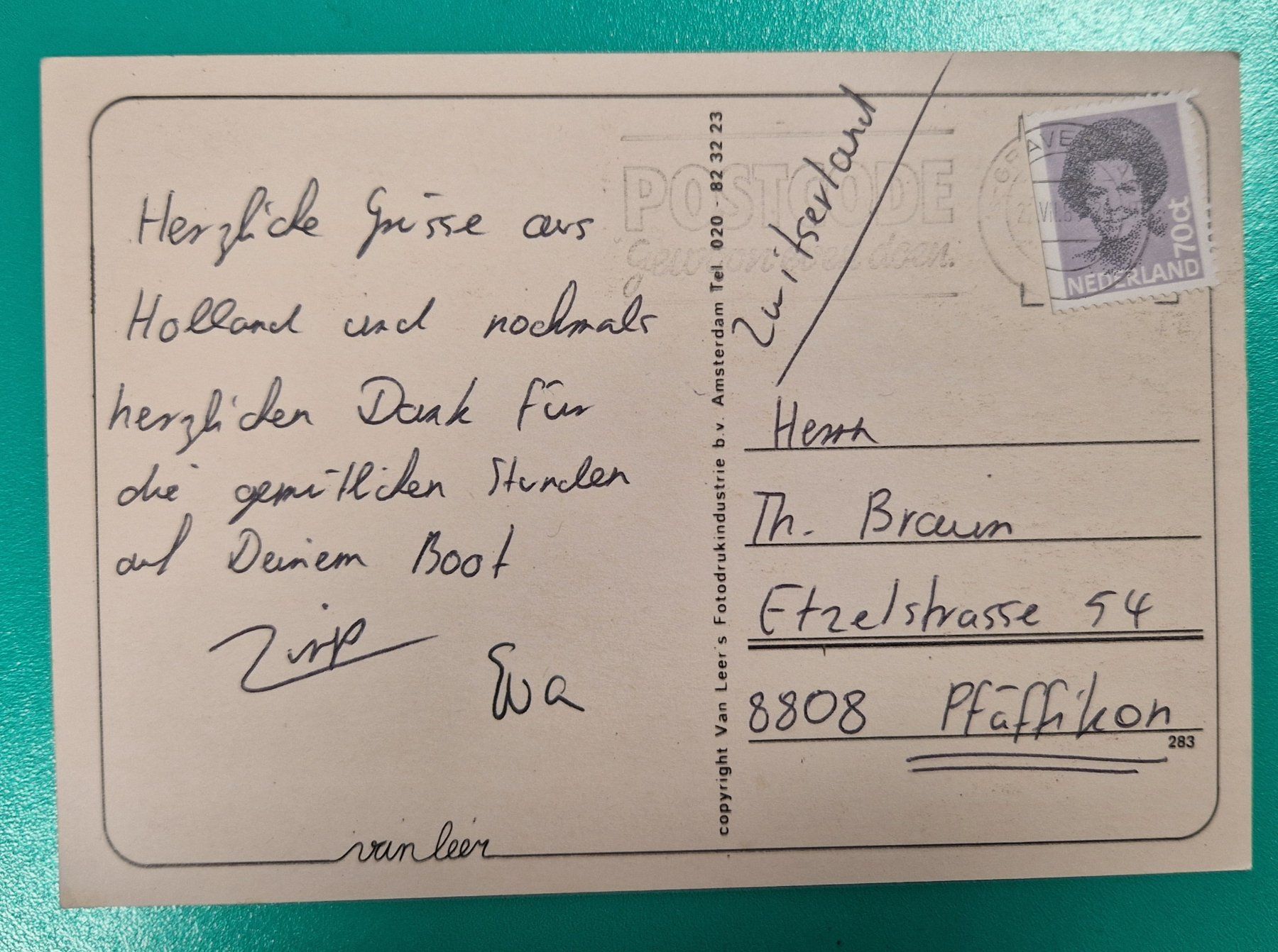 Cartoline postali: Ameland, Holland 1983 – Usato da Melchnau venduto da Arthurius 1