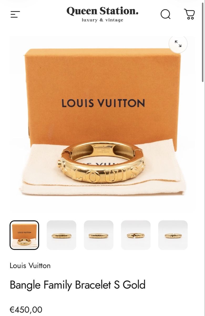 Louis Vuitton Altri gioielli: Louis Vuitton Gold Bangle - Gorgeous! – Usato da Winterthur venduto da Atelier.W 1