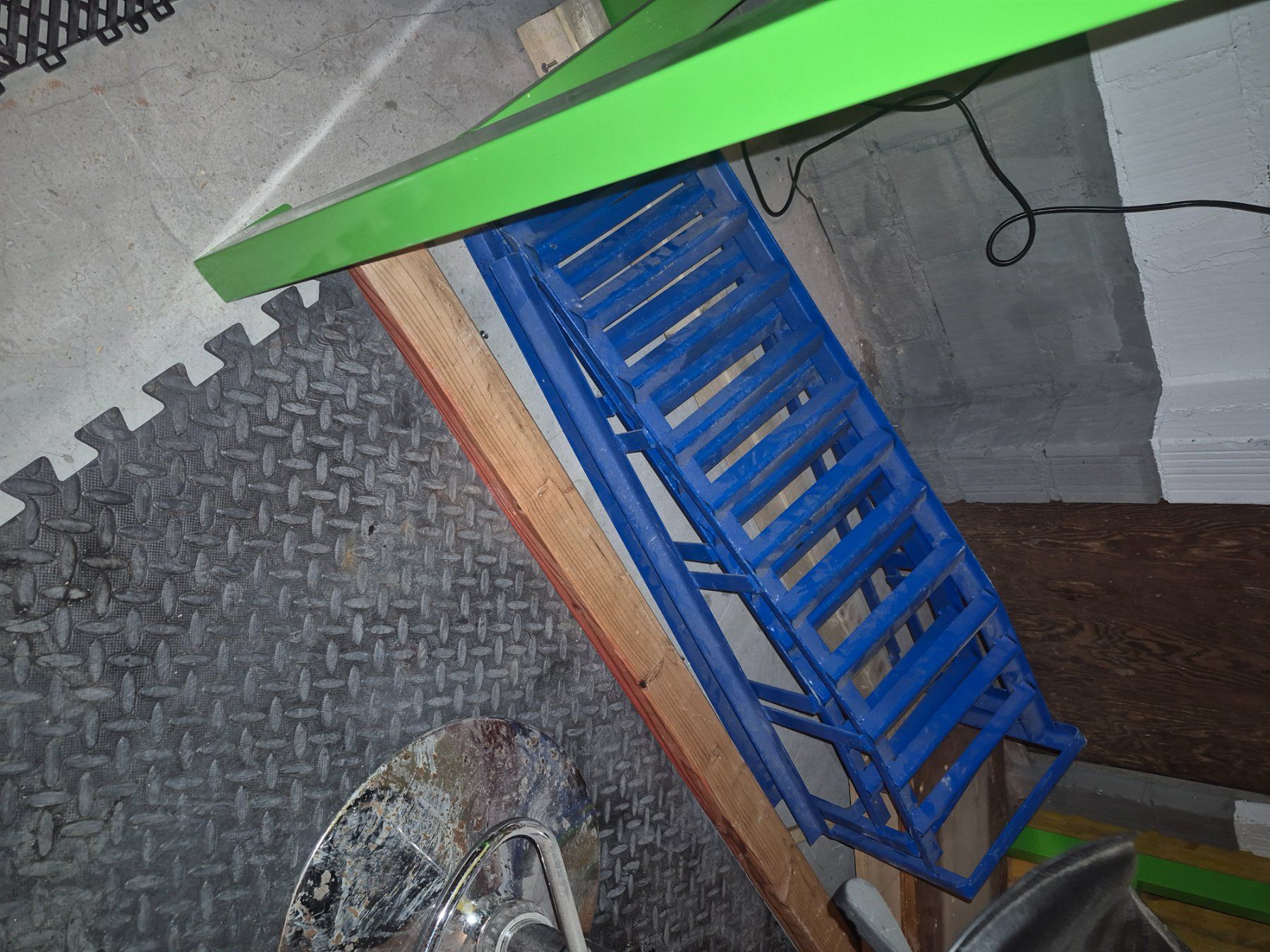 Rampe di accesso: Blaue Metall Rampe gebraucht – Usato da Lachen SZ venduto da pat_62tc