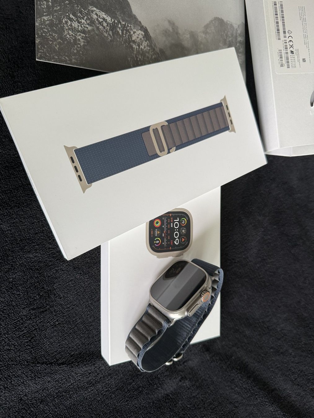 Apple Smartwatch: Apple Watch Ultra 2 T Case Blue Alpine L – Gebraucht aus Zürich von  1
