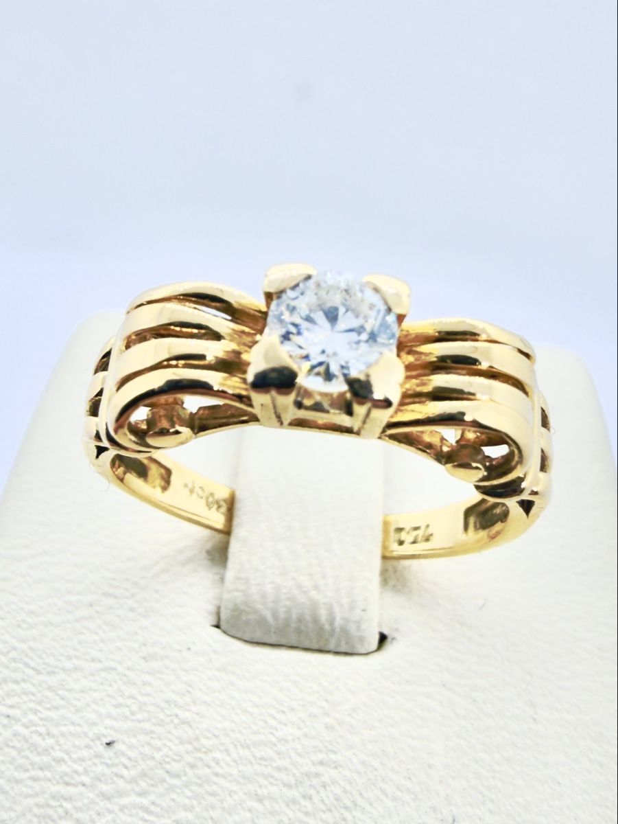 Anelli: 750/18 Gold Ring 030 Ct Brillant – Usato da Murg venduto da MTGold 1
