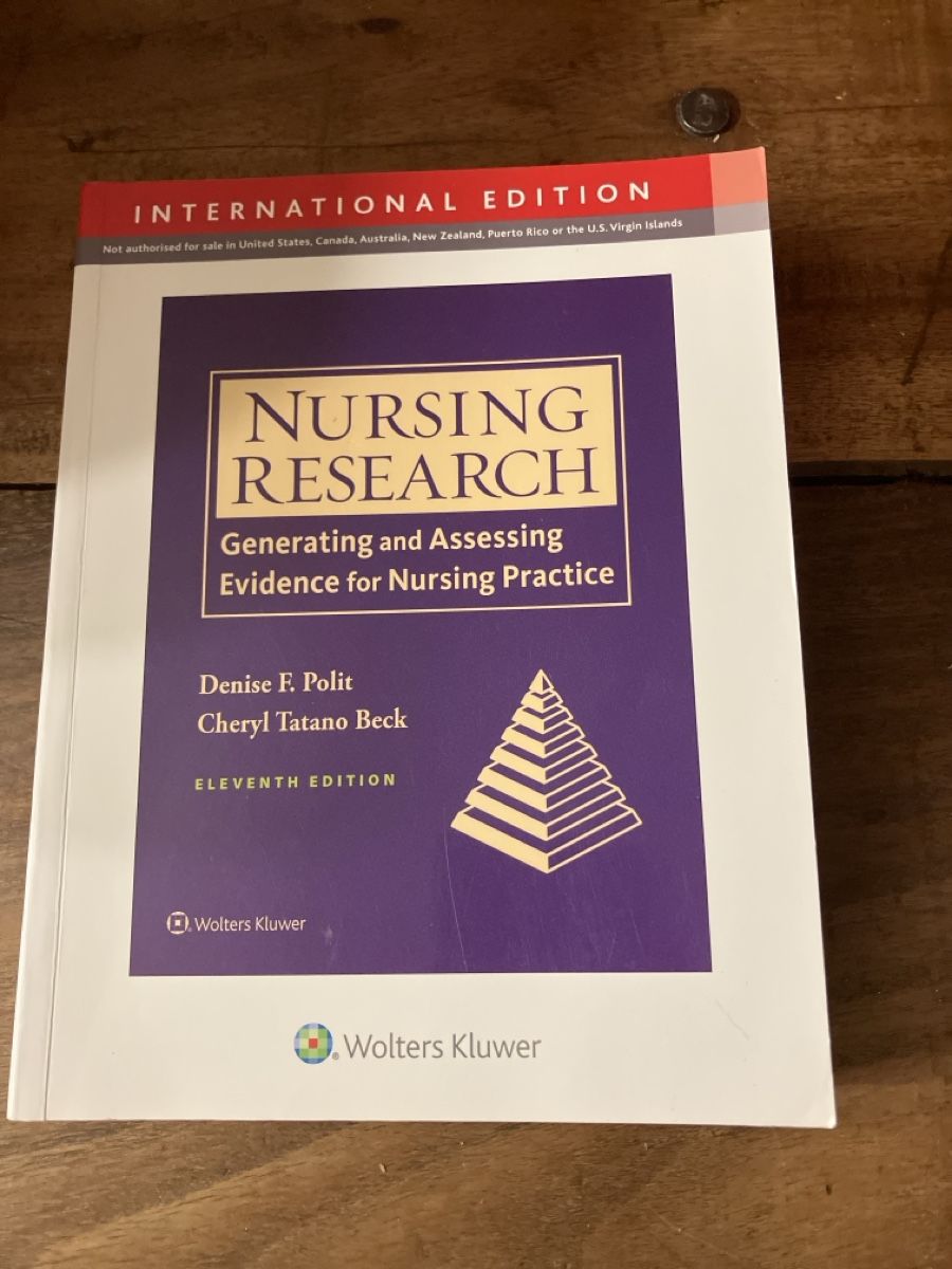 Libri: Nursing research Denise F.Polit – Usato da Avenches venduto da Optimus_