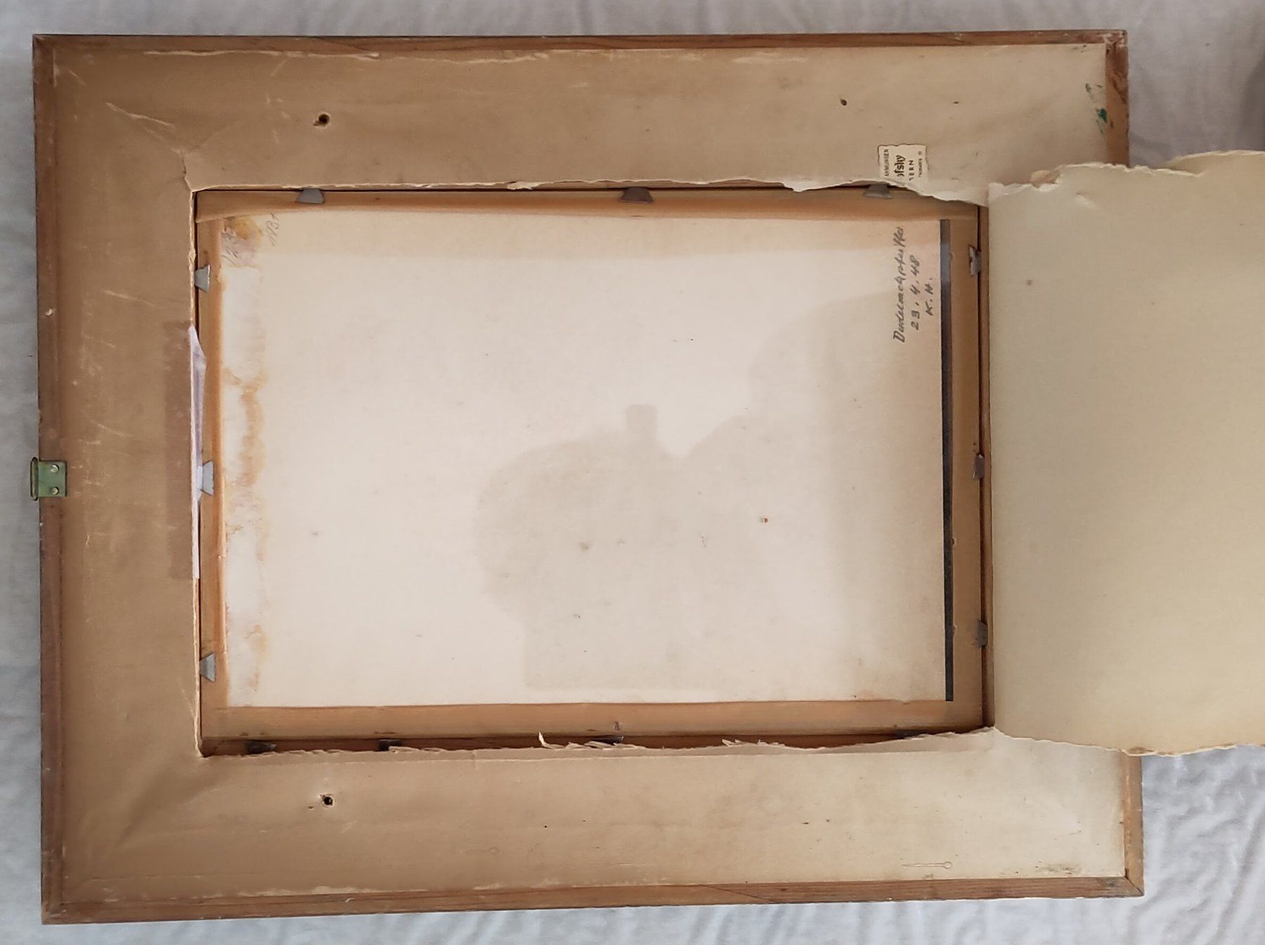 Dipinti: Original Gemälde von  Kurt Hediger: der Dudelsackpfeifer – Usato da Veltheim AG venduto da Knopftruckli 2