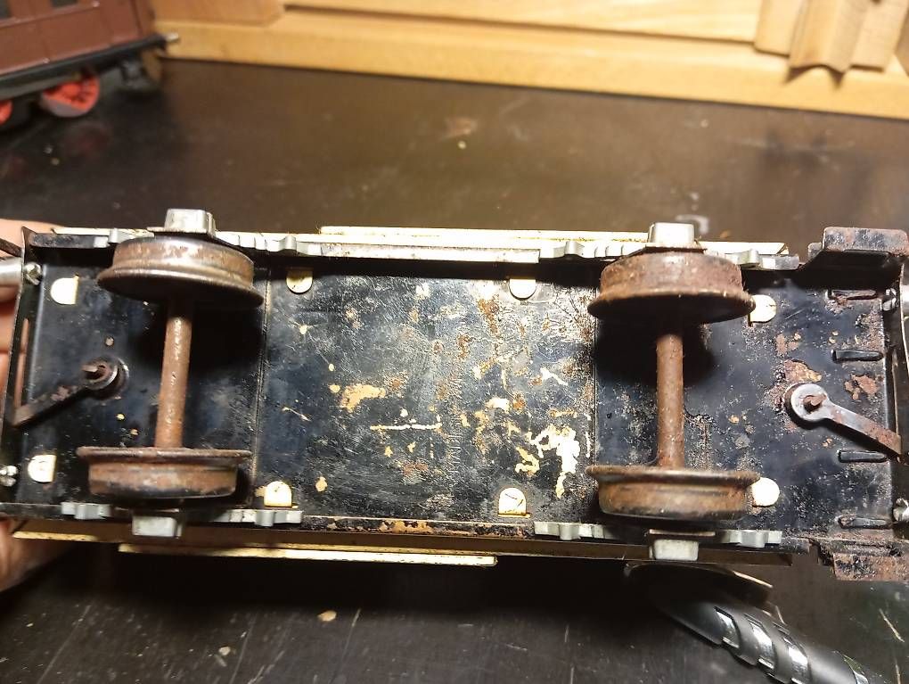 SBB/CFF/FFS Modellini di ferrovie: Bell Güterwagen Spur 0 aus Blech – Usato da Basel venduto da Petergunn 1