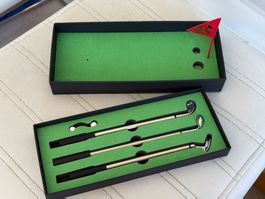 Schreibtisch Golf Set 3 Schläger Bälle