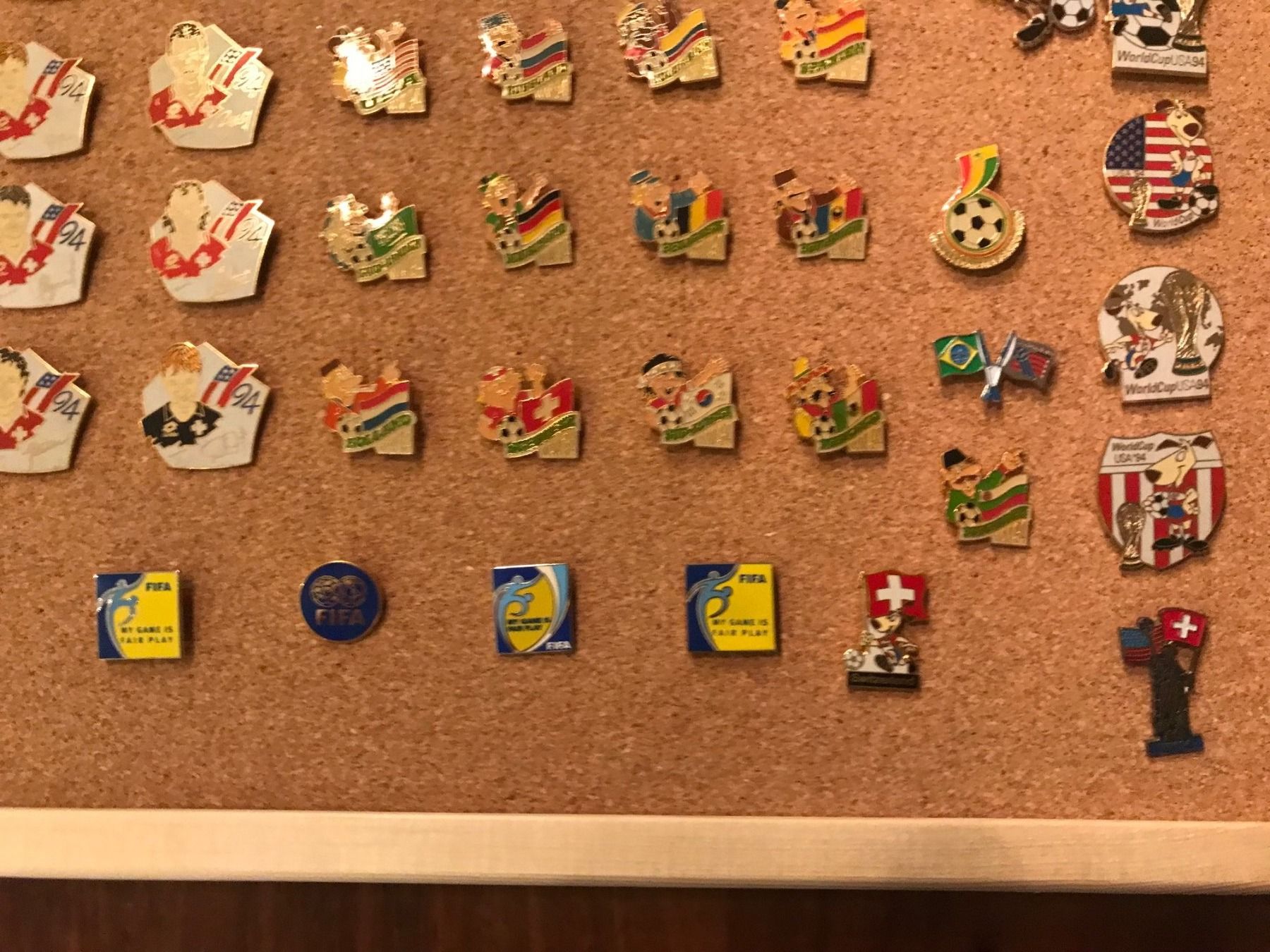 Lavagne: Fusssball WM 1994 - Pin Wand – Usato da Emmenbrücke venduto da DanielStulz62 2