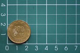 währung italiana 200 lire 1988