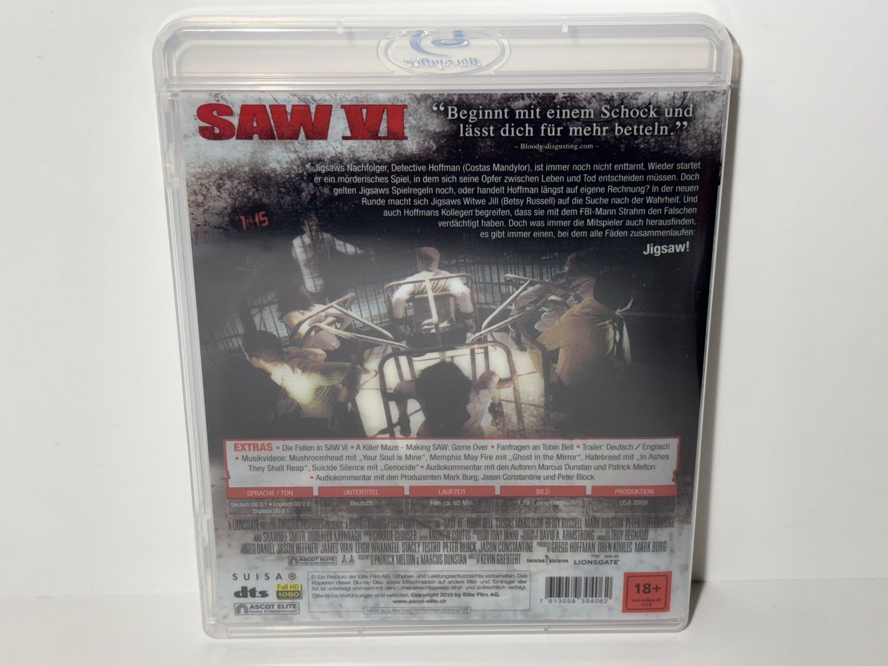 Tutti i DVDs: Saw 6 Blu Ray Unrated – Usato da Wilderswil venduto da Sstriker 1