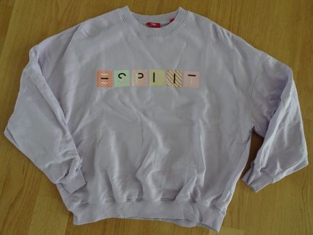 Esprit Sweatershirt Sweater Gr S M lila oversize