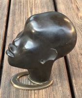 HAGENAUER WIEN WHW Bronzekopf einer Afrikanerin