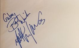 Matthew Lawrence Autogramm signiert Karte 15x21cm