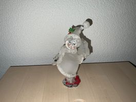 Winterliche, hübsche Glasfigur, Sammlerstück, neuwertig