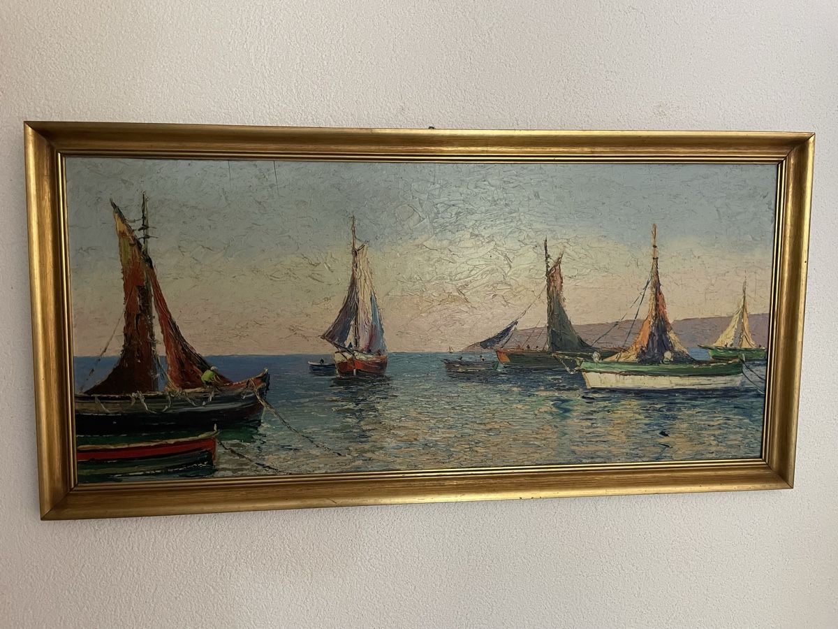 Tableaux: Huile au couteau sur contreplaqué 1940 Louis Bissinger – D'occasion à Lamboing par christopheO