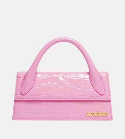 Borsa Jacquemus rosa Le Chiquito Long