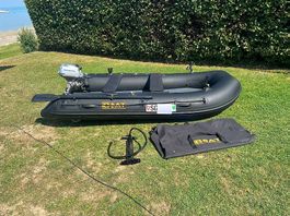 Fischerboot IBOAT 320 Schlauchboot inkl. Honda 2.3 PS Motor