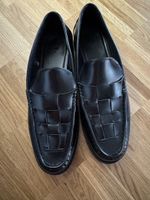 Loafer Schwarz im Bottega Veneta Look  Gr. 43