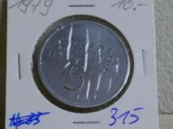 Gedenkmünze 5 Fr. 1979 Albert Einstein Formel.