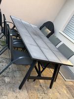 Gartentisch aus Metallgestell 215x100 cm ab CHF 1.-