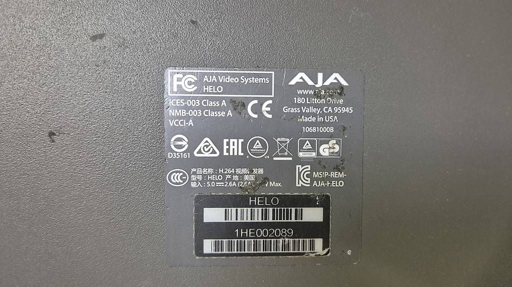 Systèmes audio & multimédias: AJA Helo Streaming Encoder – D'occasion à Hohenrain par Sven848 2