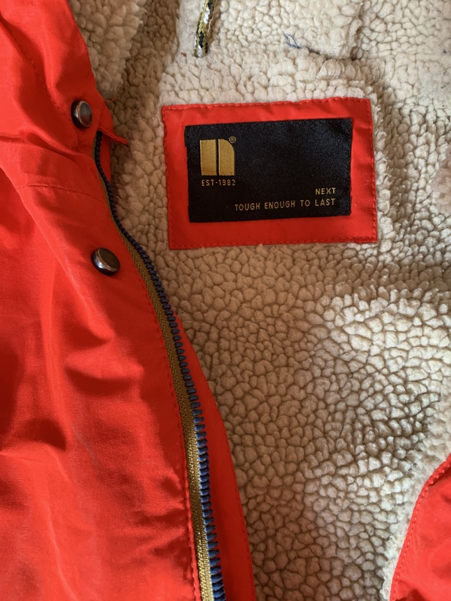 Next Giacche & Cappotti: Next Red Winter Coat, Size 3-4 years old, 104cm – Usato da La Croix de Rozon venduto da chr_f5wy 1