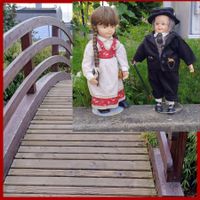 2Poupées de collections(couple)Schaufensterpuppen/Dekoration