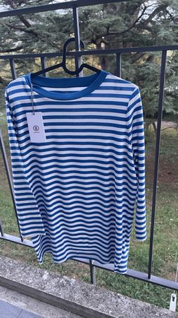 Langarmshirt Bogner gestreift blau weiss neu