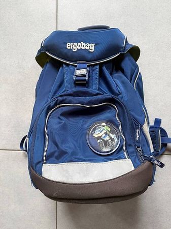 Ergobag Schulranzen inkl. Sportrucksack,Kletties,Regenschutz