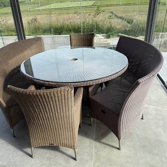 Tables: Table dextérieur ronde – D'occasion à Perroy par fab_s66z 1