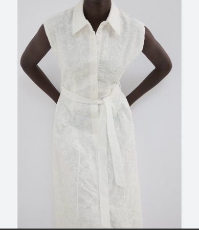 Sommerliches Kleid von Kenzo, Grösse 38, Weiss Top!