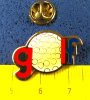 GOLF SPORT PIN GOLDIG GLASIERT