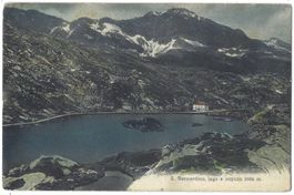 S.  Bernardino,  lago  e  ospizio  2063  m.