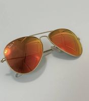 Ray-Ban Aviator Gold Framed & Orange Mirrored Lens