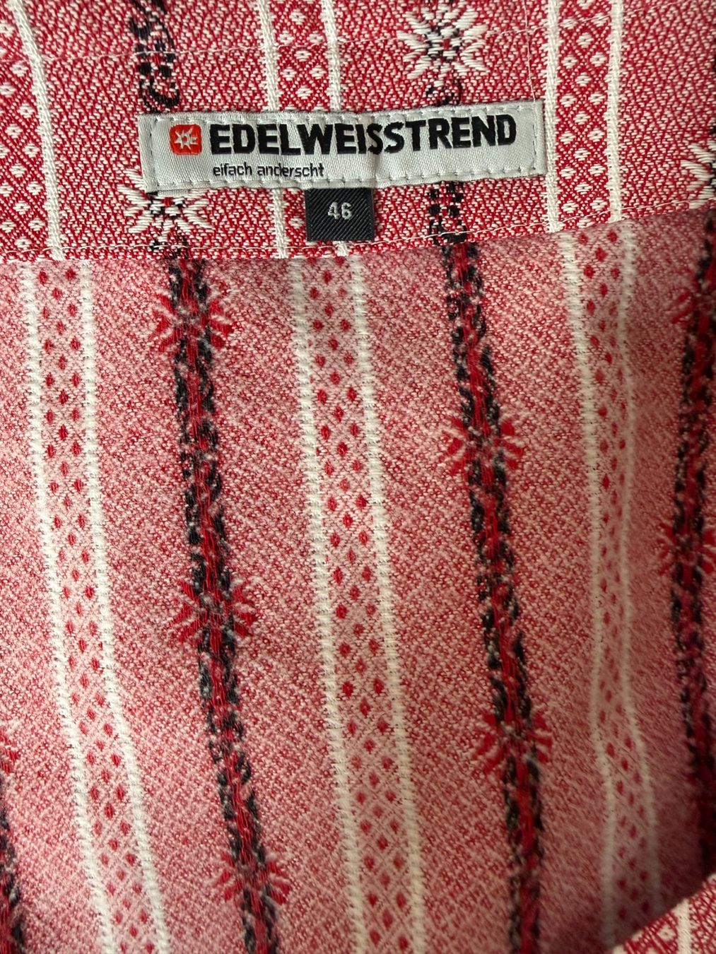 Camicette: Edelweiss Bluse Gr. 46 rot – Nuovo (secondo la descrizione) da Bäch SZ venduto da Glitzer29 1