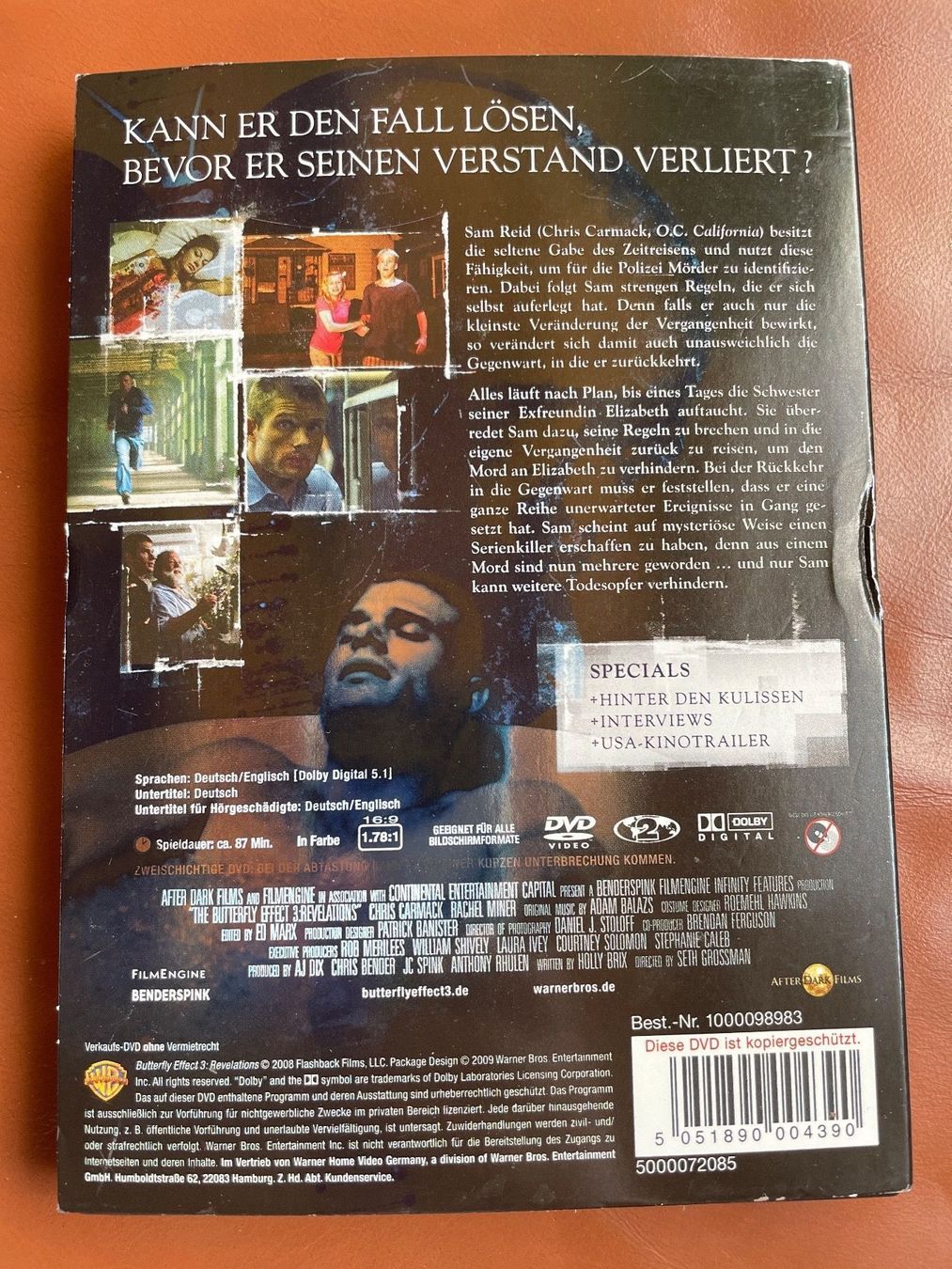 Tutti i DVDs: DVD butterfly effect 3 – Usato da Dettighofen (Lengwil) venduto da Dolol 1