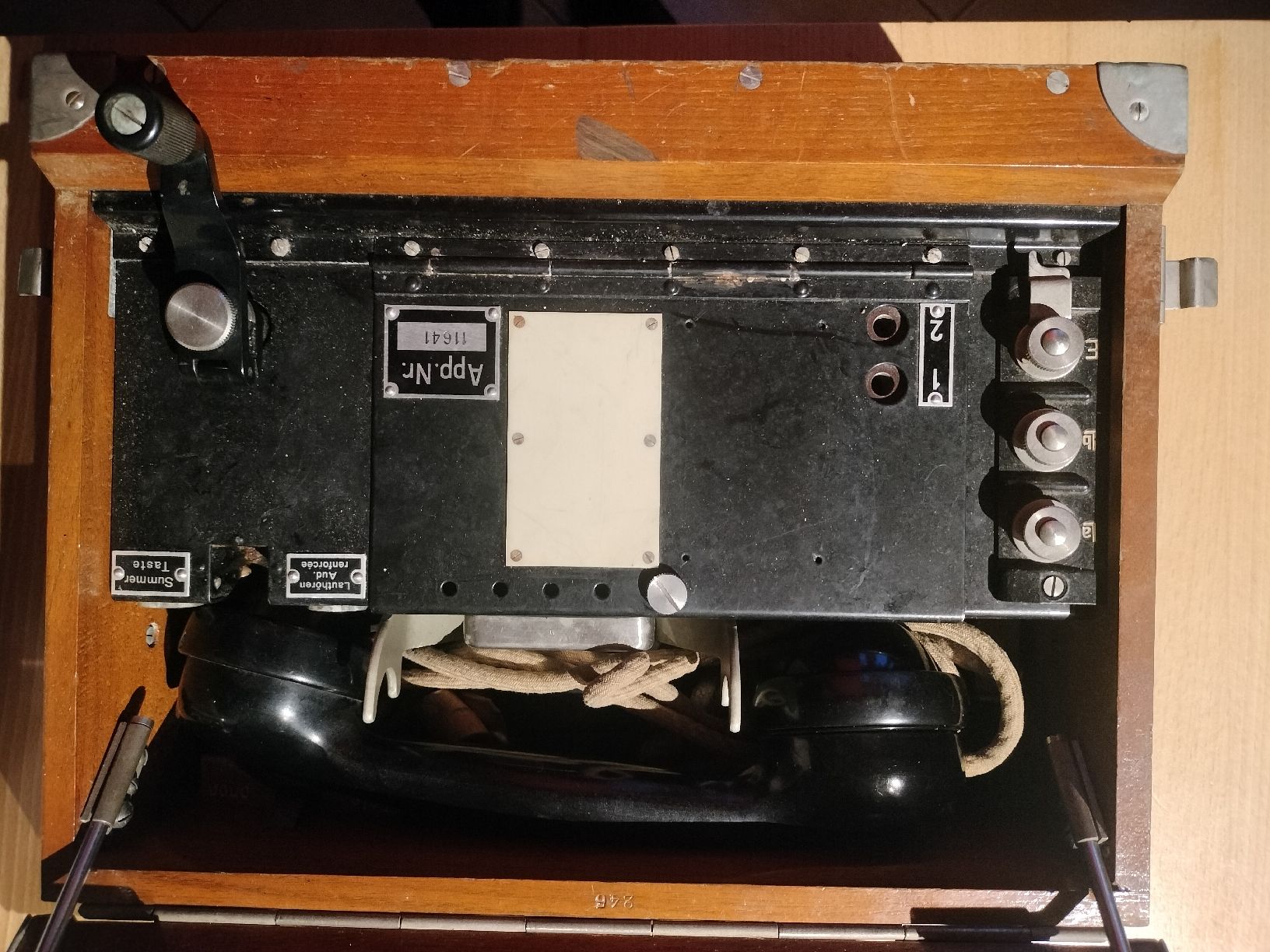 Telefoni: Schweizer Armee Militär Feldtelefon – Usato da Schwanden Sigrisw venduto da len_9yqg 3