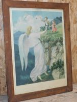 Graphik antikes Schutzengel Bild antik auch Rahmen
