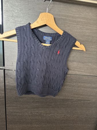 Kinder Pullunder Ralph Lauren dunkelblau Grösse 2 Jahre