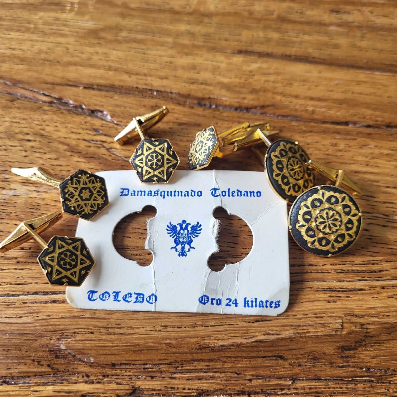 Boutons de manchette: Toledo 24 K Manschetten – D'occasion à Kägiswil par Megafi56