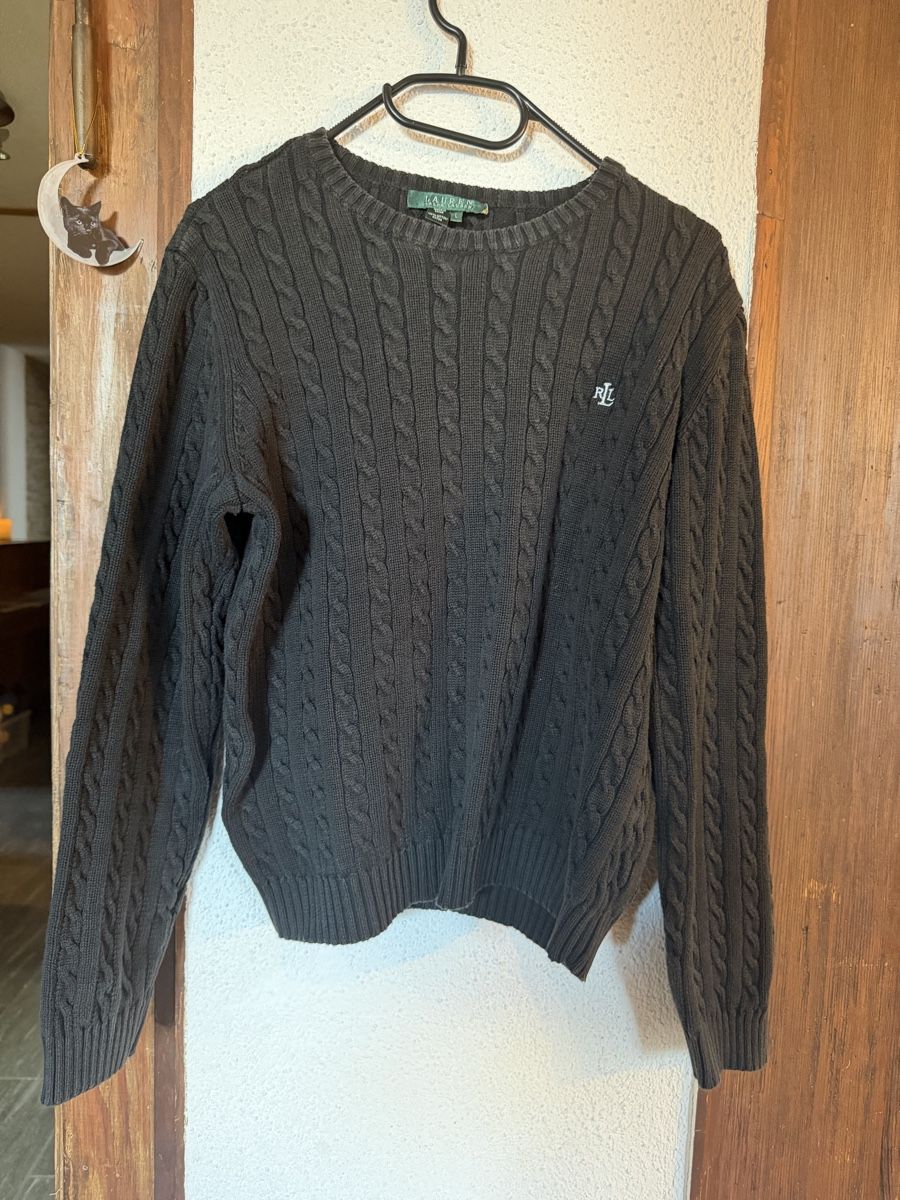 Ralph Lauren Maglioni & Felpe: Ralph Lauren Baumwollpullover Gr. L Dunkelbraun Top! – Usato da Bergdietikon venduto da mel_2vyy