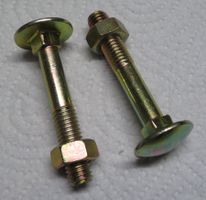 15 Schlossschrauben M8, Flachrundschrauben DIN 603