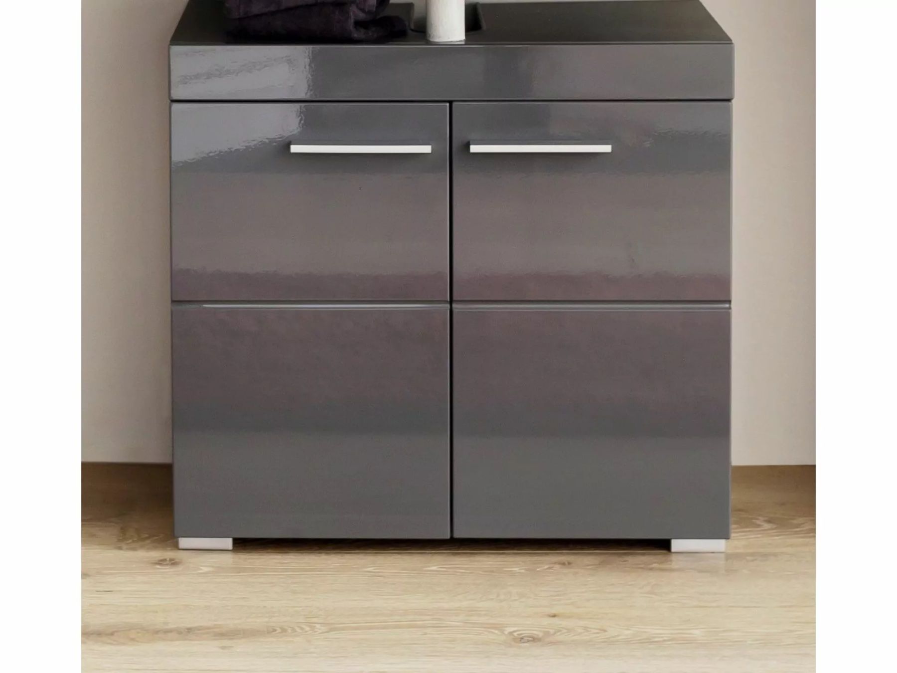 Mobili per bagno: Trendteam Amanda Waschtischunterschrank 60 cm grau – Usato da Schlieren venduto da ema_smx5