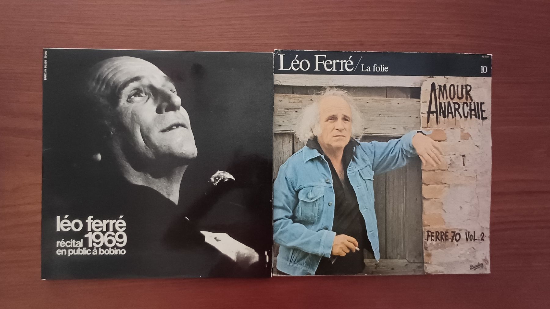 Dischi in vinile: Lot de 3 vinyles de Leo Ferré – Usato da Genève venduto da njia