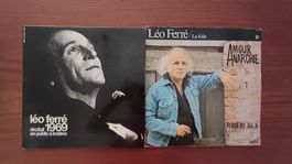 Lot de 3 vinyles de Leo Ferré