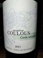 Les vignes de coulous Cadillac cotes de bordeaux 2021