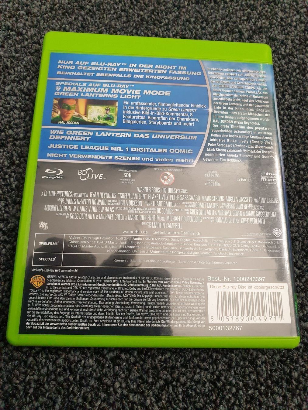 Tutti i DVDs: GREEN LANTERN EXTENDED CUT – Usato da Ruswil venduto da jan_bxl5 1