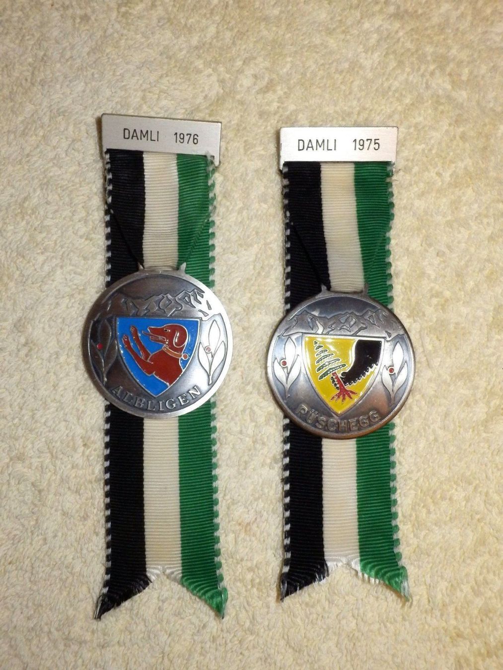 Médailles: 2 Medaillen,  "DAMLI" 1975 / 1976 – D'occasion à Ueberstorf par dinbau