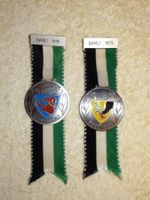 2 Medaillen,  "DAMLI" 1975 / 1976