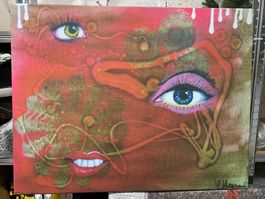 Bild Kunst Leinwand Keilrahmen 70x90x4, Jasmin Hermann (6)