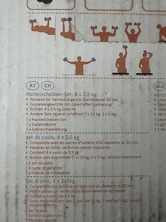 Manubri & Pesi: Crane - Hantelscheiben Set 4x 2.5kg – Usato da Wangen SZ venduto da Jaay_Sky 1