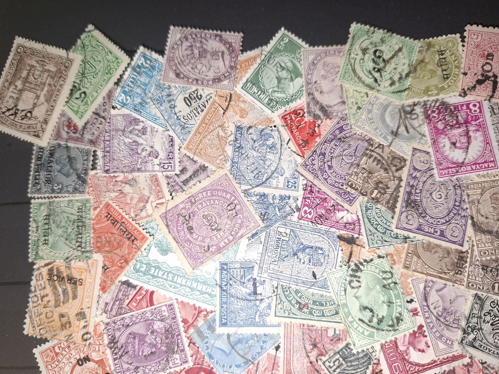 Alle Briefmarken: Lot 10 Ausland diverse Marken  – Gebraucht aus Balgach von SIMEON27 3